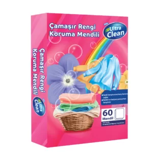 Ultra Clean Çamaşır Renk Koruyucu Mendil - 60 Mendil